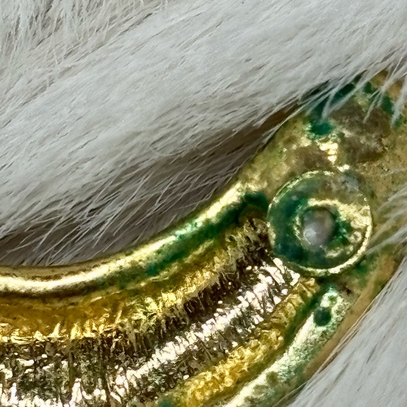 Vintage Rhinestone Crystal and Black Enamel Earrings - Picture 13 of 17